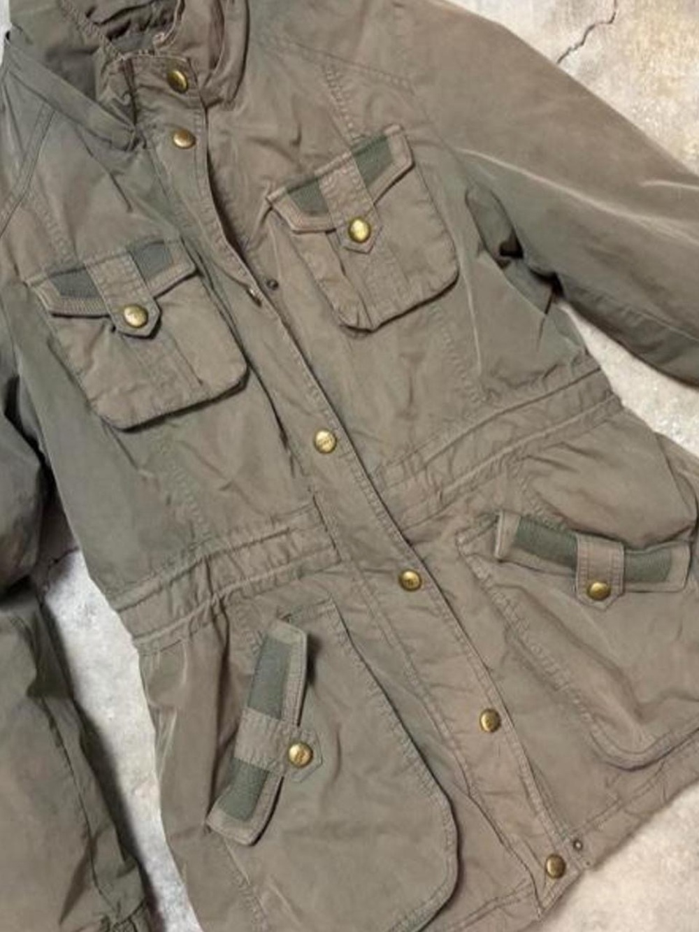 Miss Sixty Olive Utility Jacket Size Large